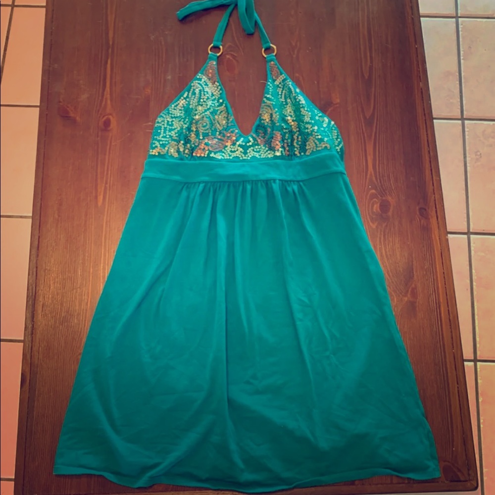 Teal Victoria’s Secret Dress